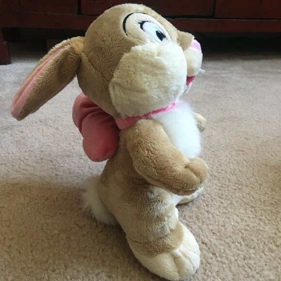 Disney Miss Bunny Thumper's Girlfriend 11" Plush Stuffed w/ Pink Bow Bambi - Picture 4 of 7